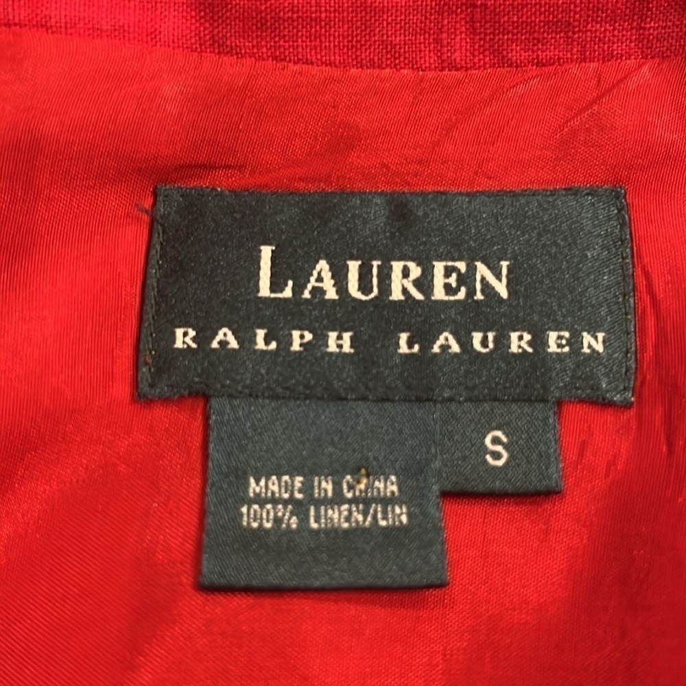 Ralph Lauren LRL vintage 100% linen shirt jacket S - Picture 6 of 10